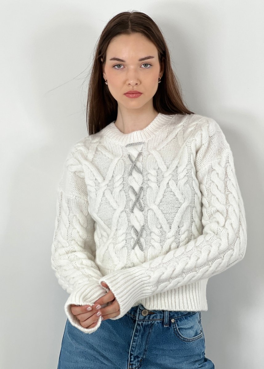 Gaiia Handmade Embroidered Knitwear Sweater - GAIIA